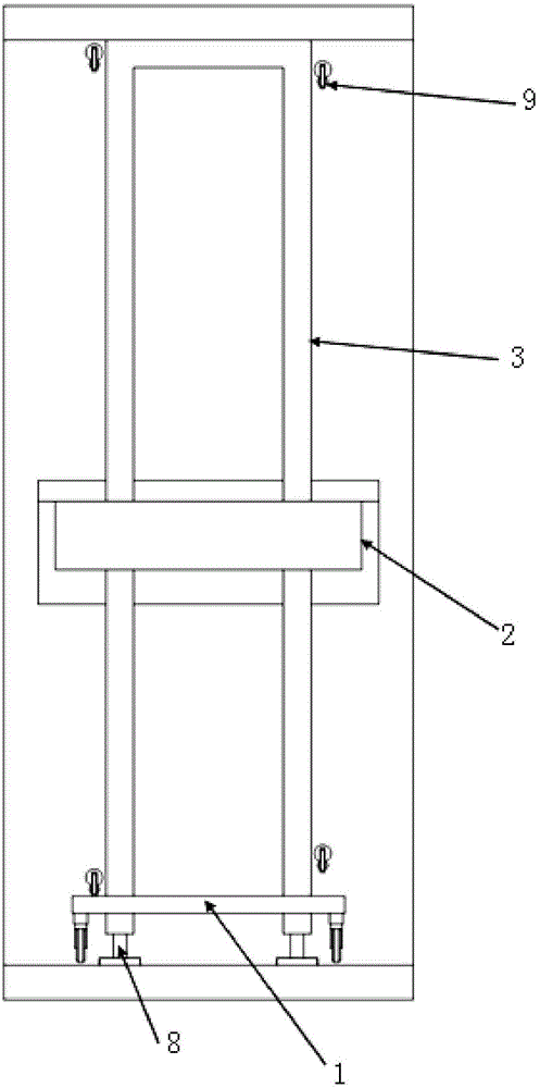 Wall plastering device and work method of same