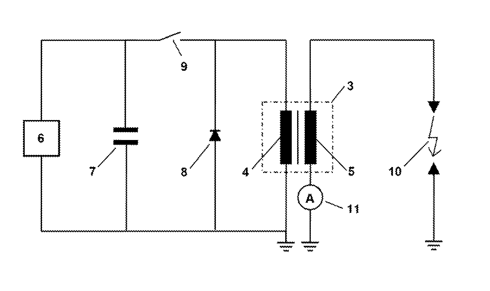 Determination of the burning duration of an ignition spark