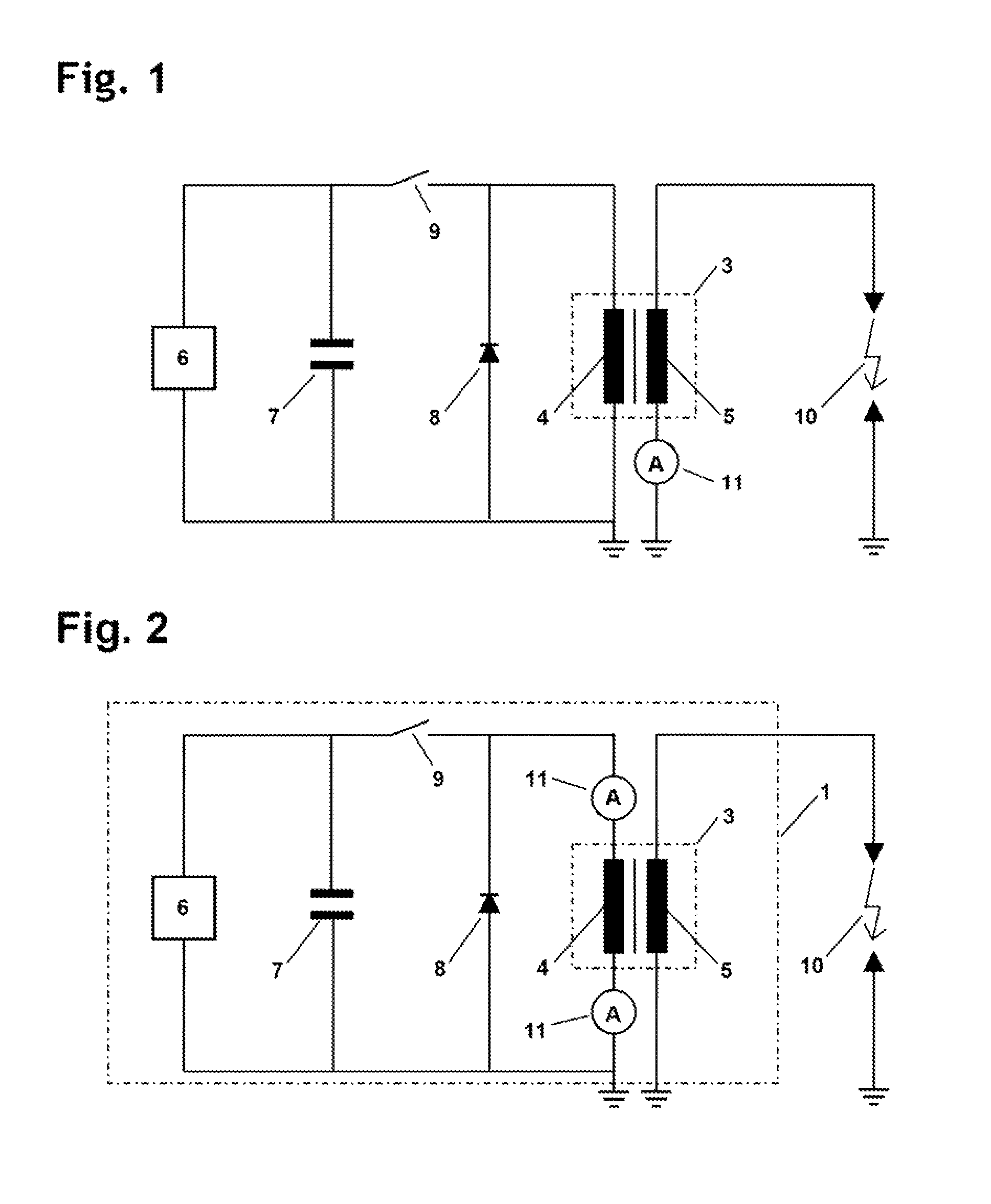 Determination of the burning duration of an ignition spark