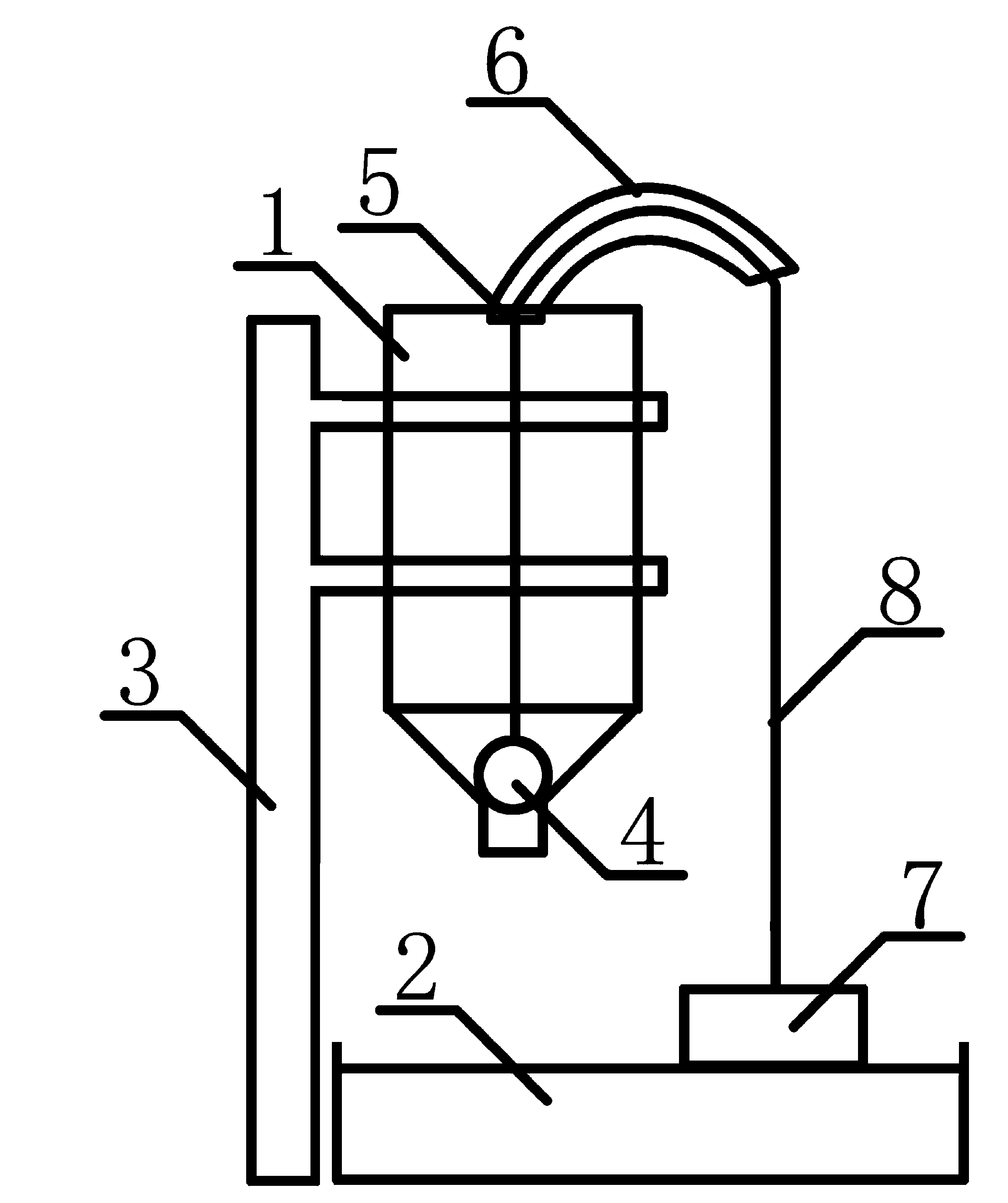 Livestock water-dispensing device with automatic water-supplying function