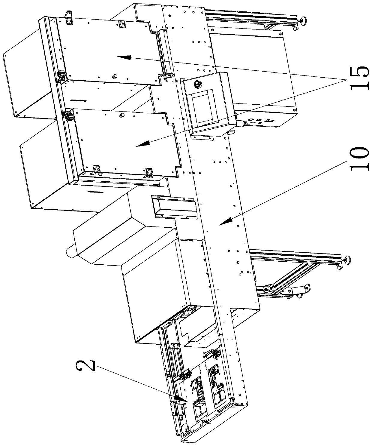 Correcting receiving mechanism and ultra-thin multi-compatibility receiving feeder