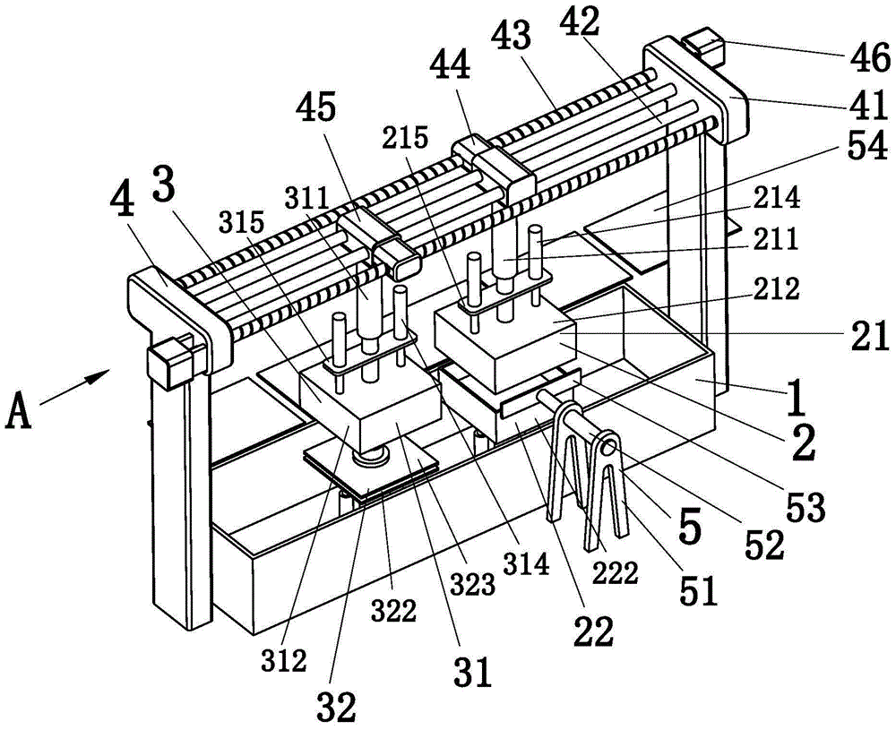 A box-dividing molding machine