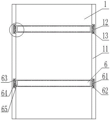 Electrical cabinets with fixed tabs that can be retracted to secure the space