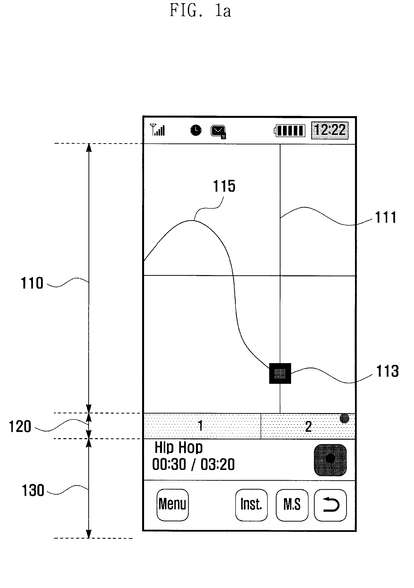 Music composition method and system for portable device having touchscreen