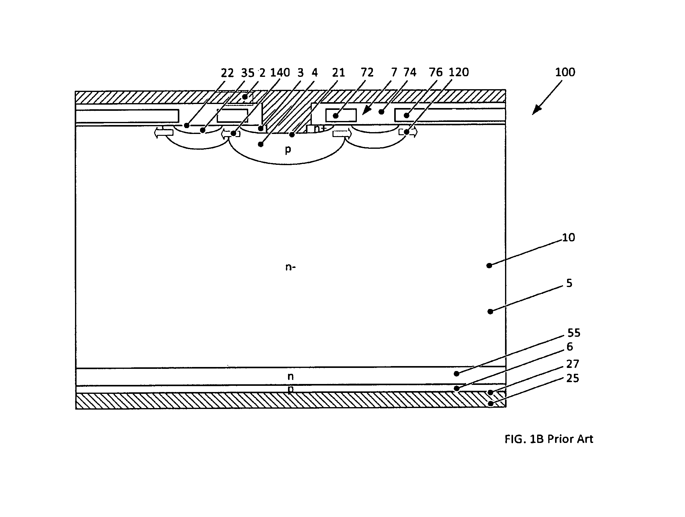 Power semiconductor device and corresponding module