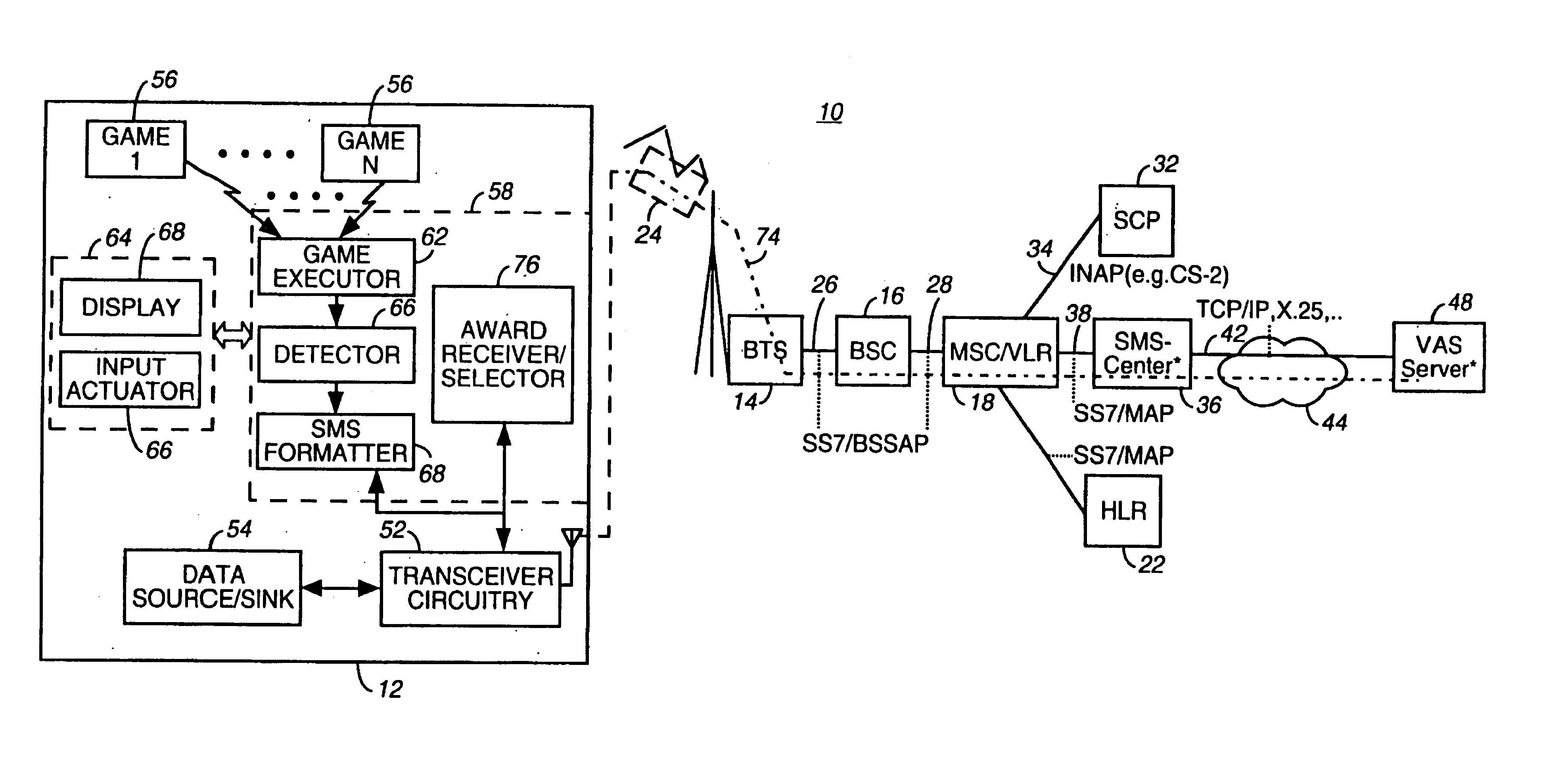 Reacreational reward-related apparatus, and associated method, for rewarding performance of execution of a recreation application at a mobile terminal