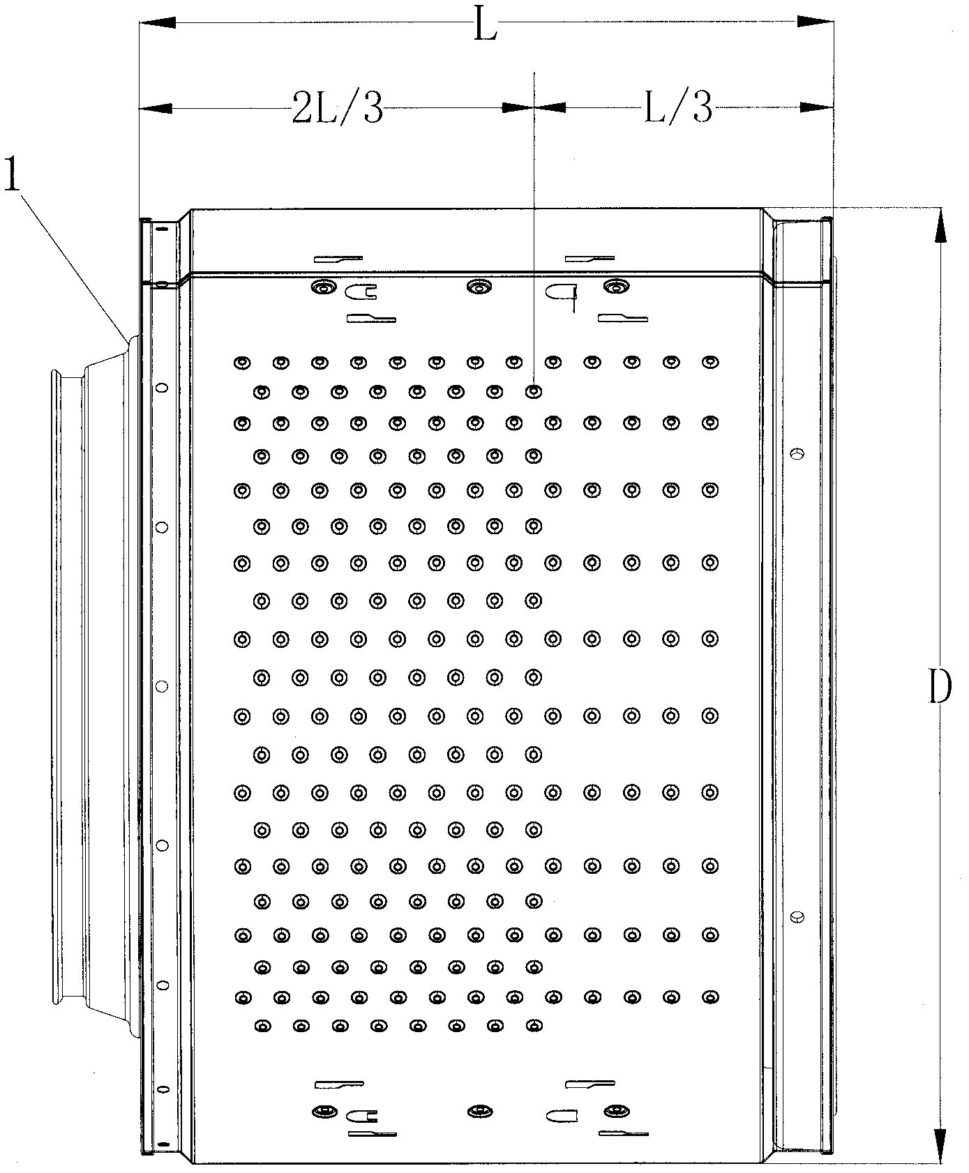 An inner and outer drum structure of a washing machine with drying function