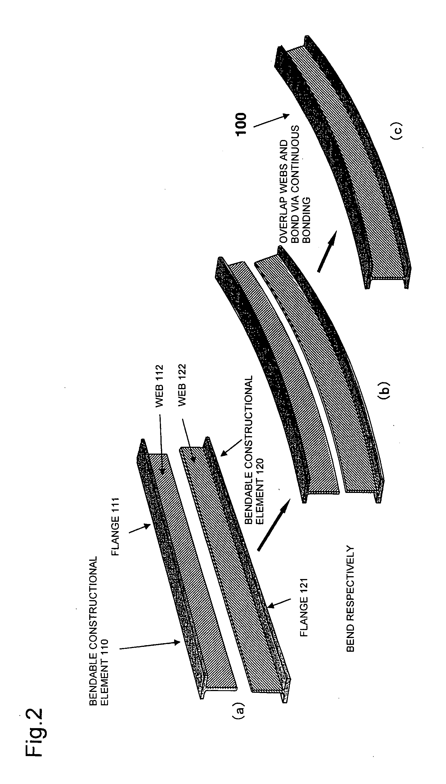 Method for continuously forming structural member