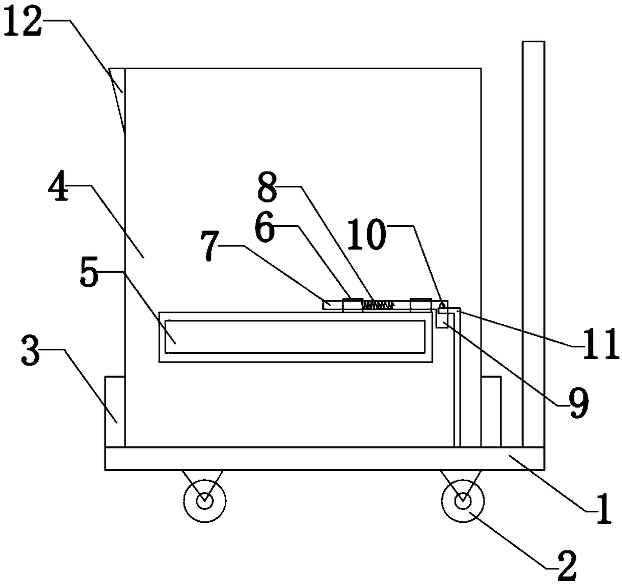 Heavy stuffing lifting and discharging machine