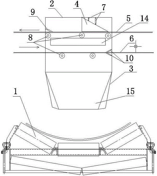 Shield construction residue soil transferring device