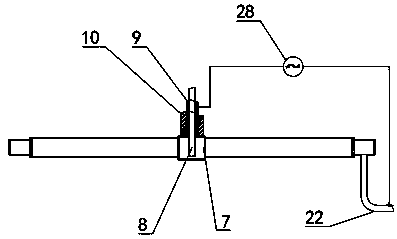 Device used for plasma negative pressure electro discharge treatment of high concentration VOC industrial exhaust gas