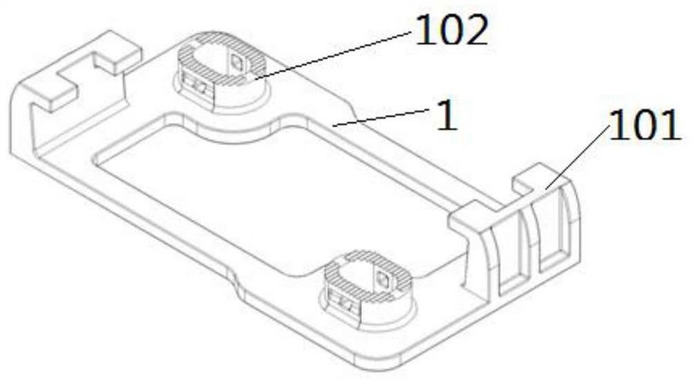 Retaining shoulder type vibration reduction fastener