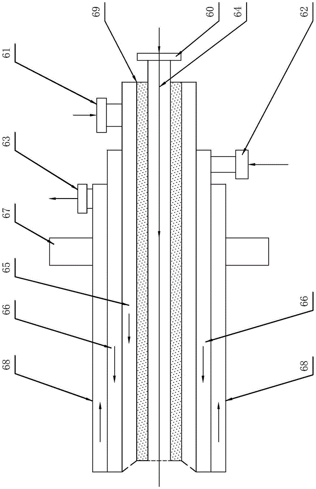 A gasifier structure capable of processing pulverized coal and coal-water slurry at the same time