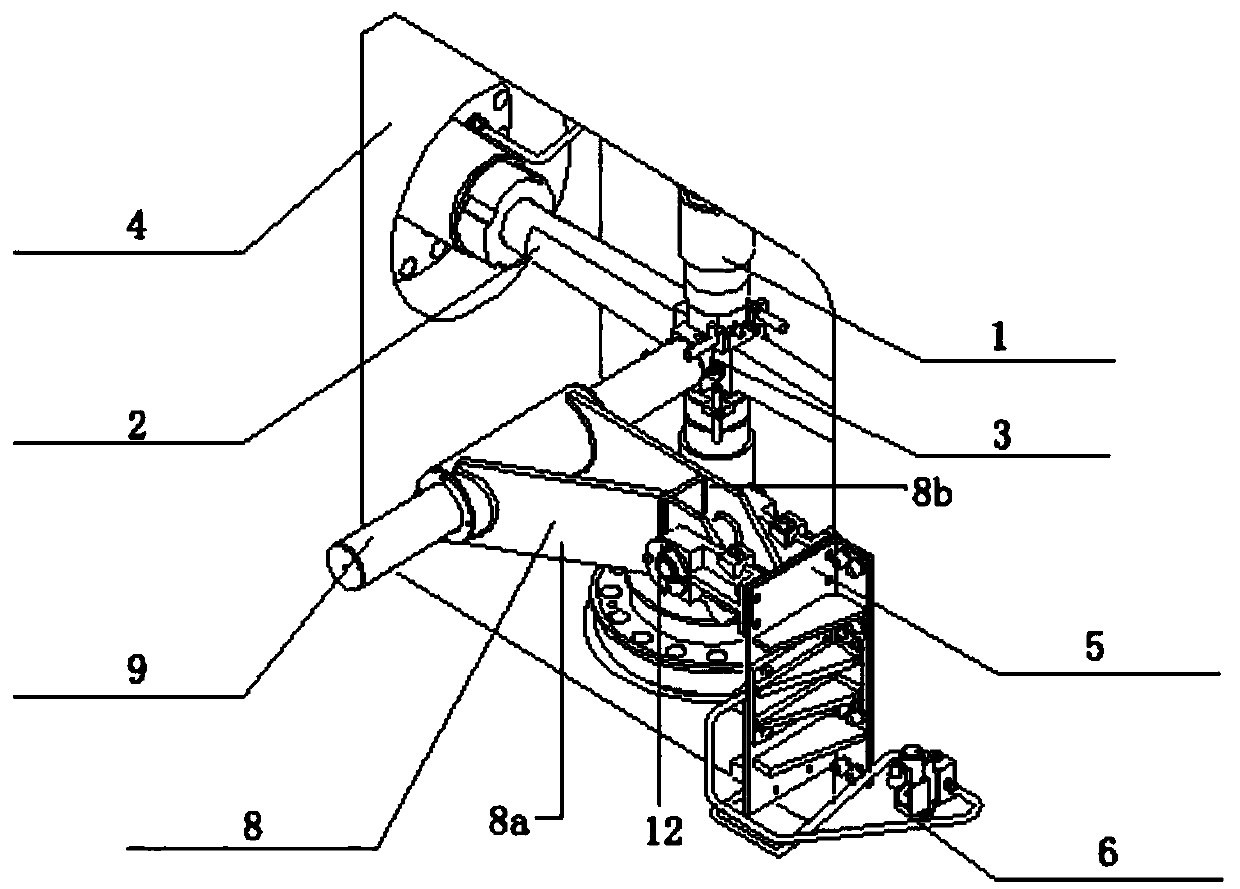 Instant unloading drop bar of a true triaxial testing machine