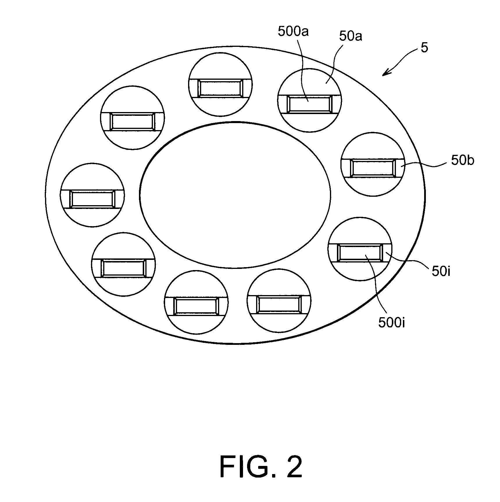 Method for analysing molecular pollution of a fluid, application device and application to the analysis of pollution in a natural medium and in a controlled environment