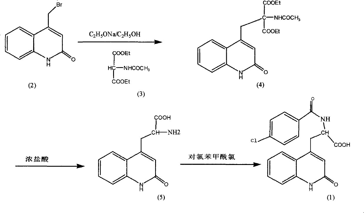 Improved preparation method of rebamipide intermediate