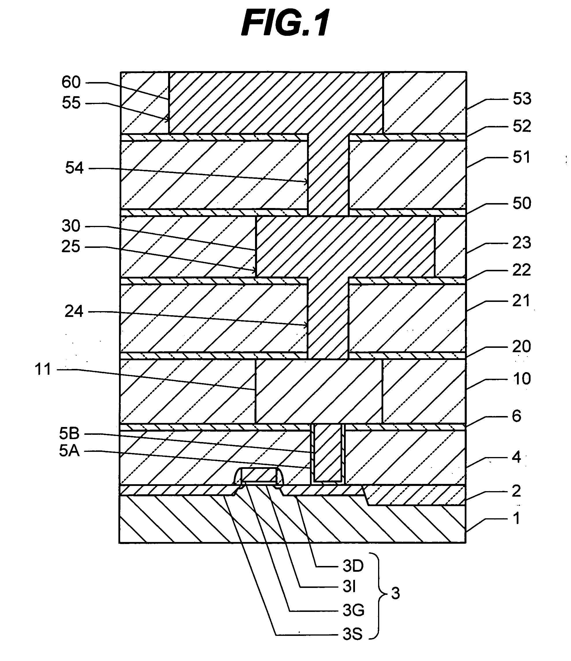 Manufacture method for semiconductor device having concave portions filled with conductor containing Cu as its main composition