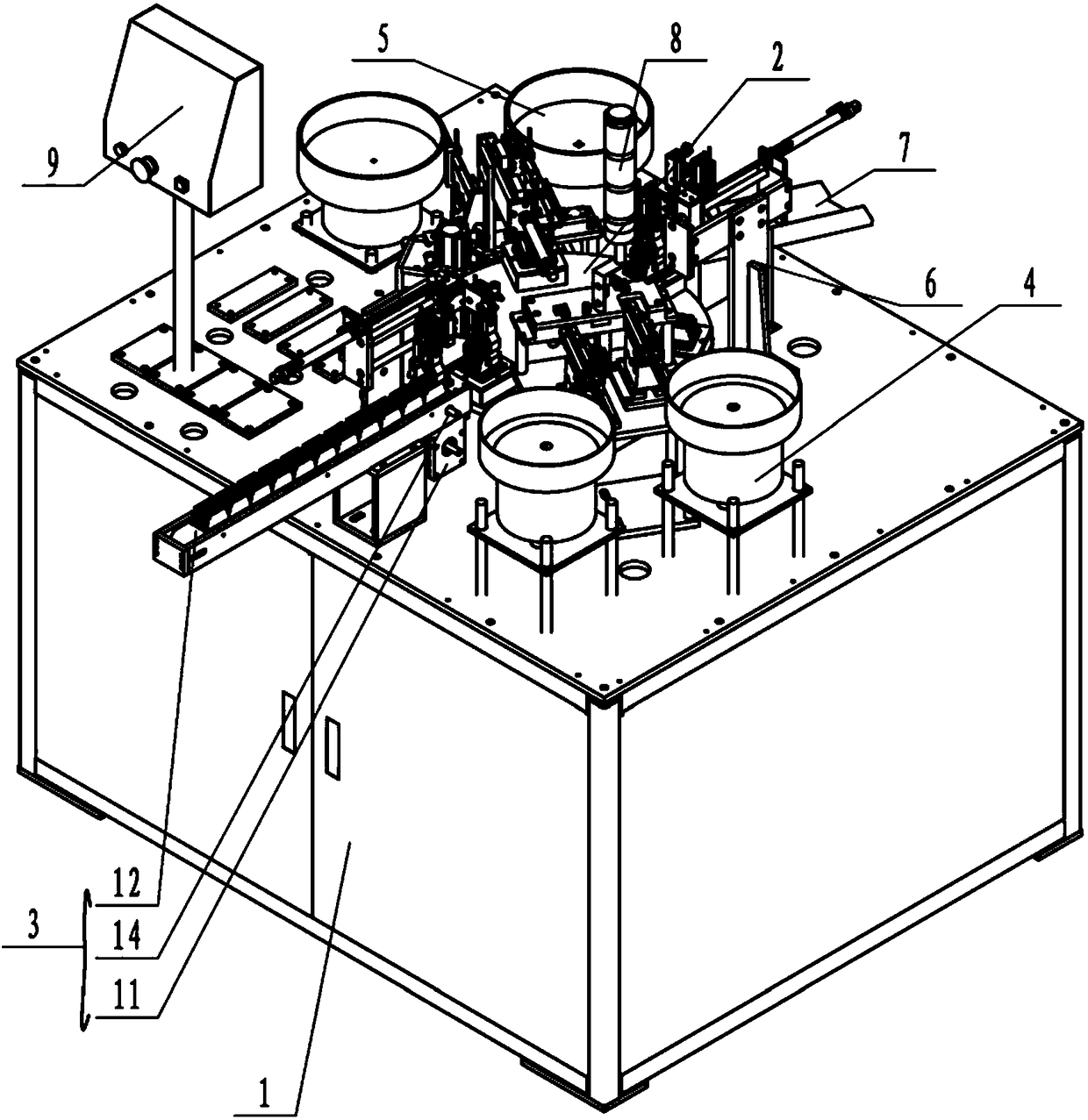 A radiator assembly device