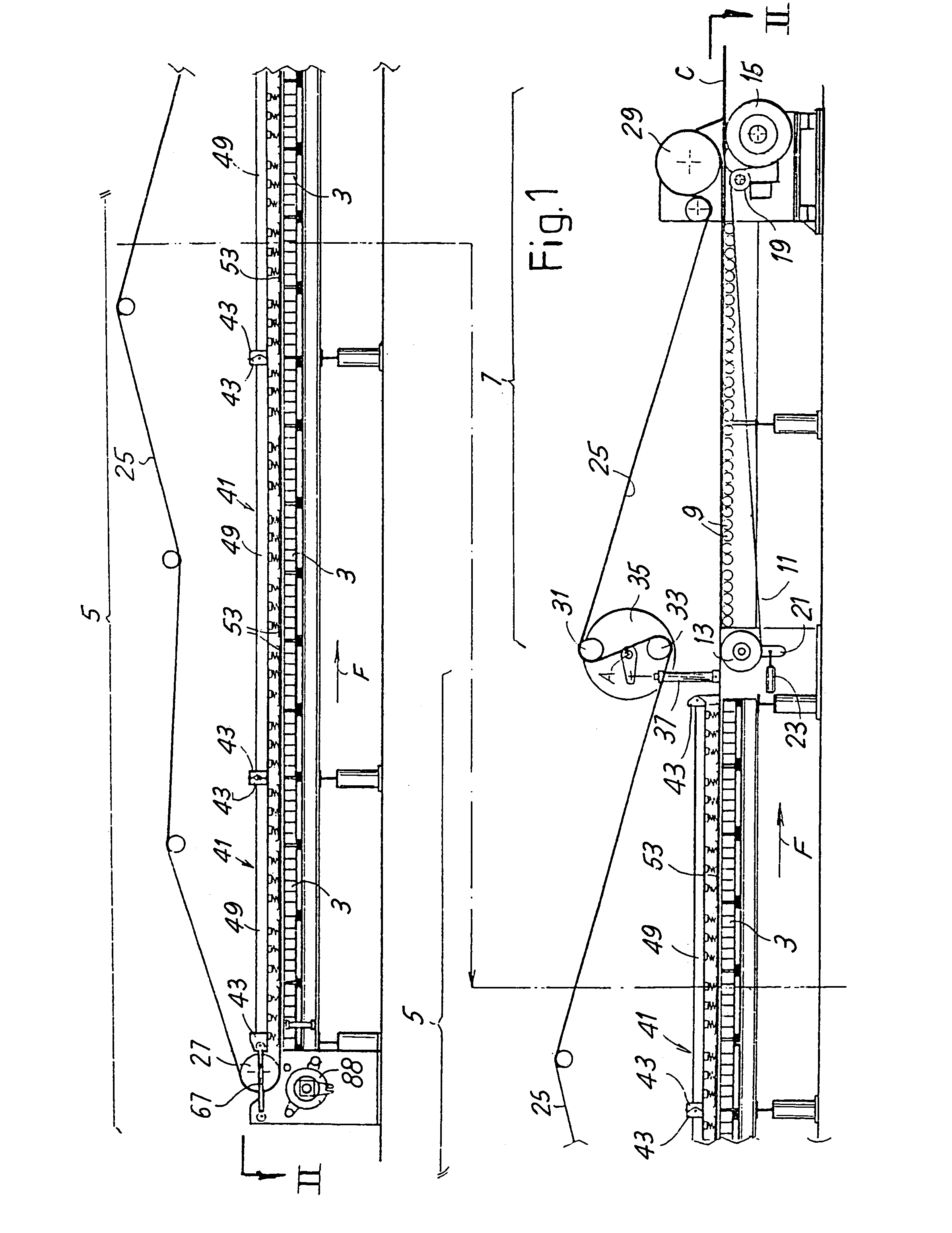 Device for joining sheets of cardboard to form corrugated cardboard