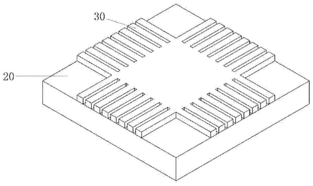 Ultrasonic transducer array structure and manufacturing method thereof