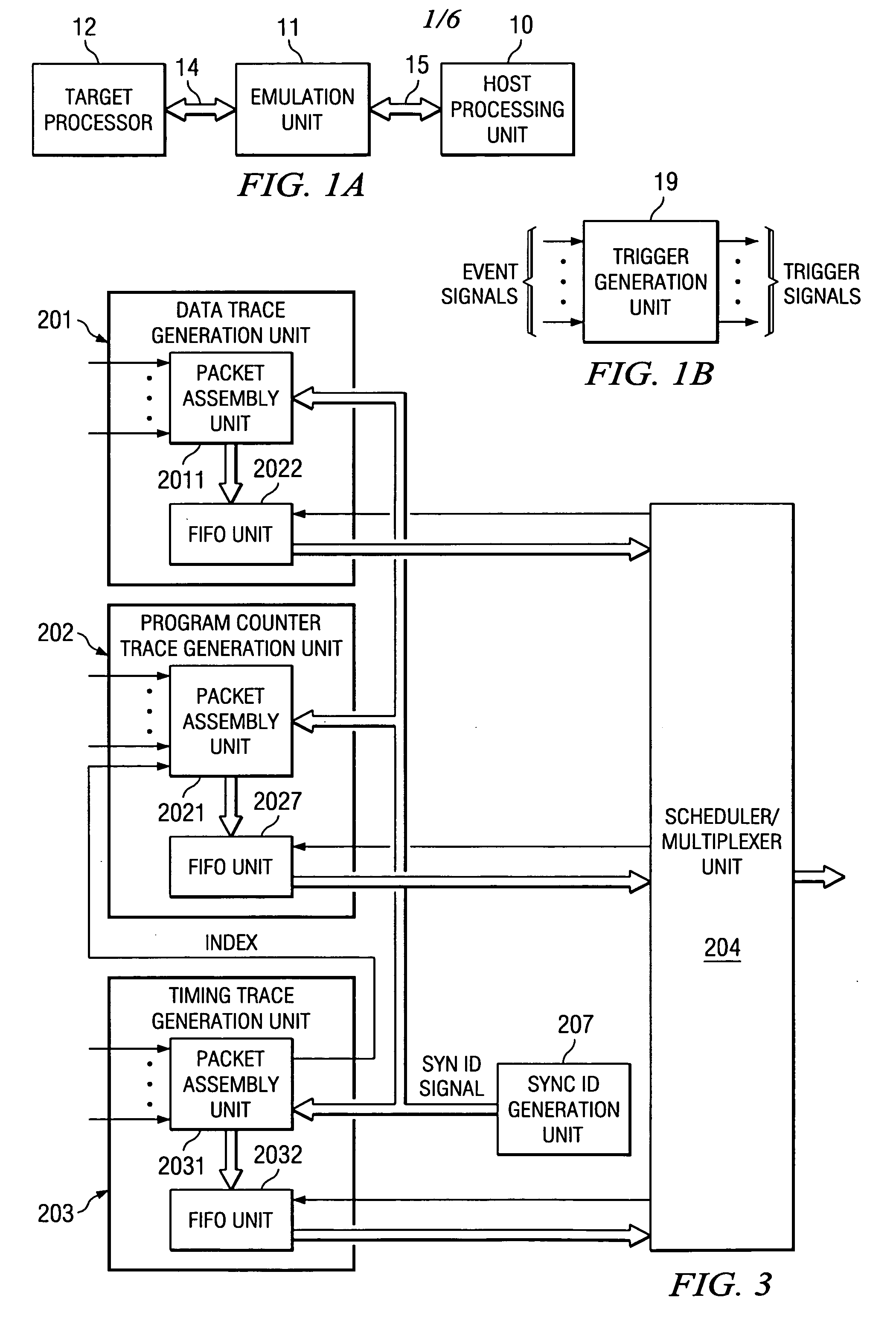 Apparatus and method for trace stream identification of multiple target processor events
