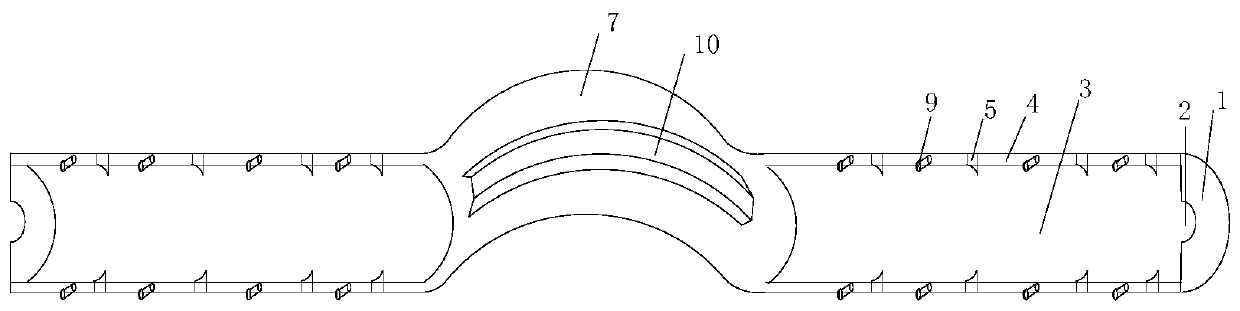 Electric pole cross arm device capable of preventing nesting of birds and installation method thereof