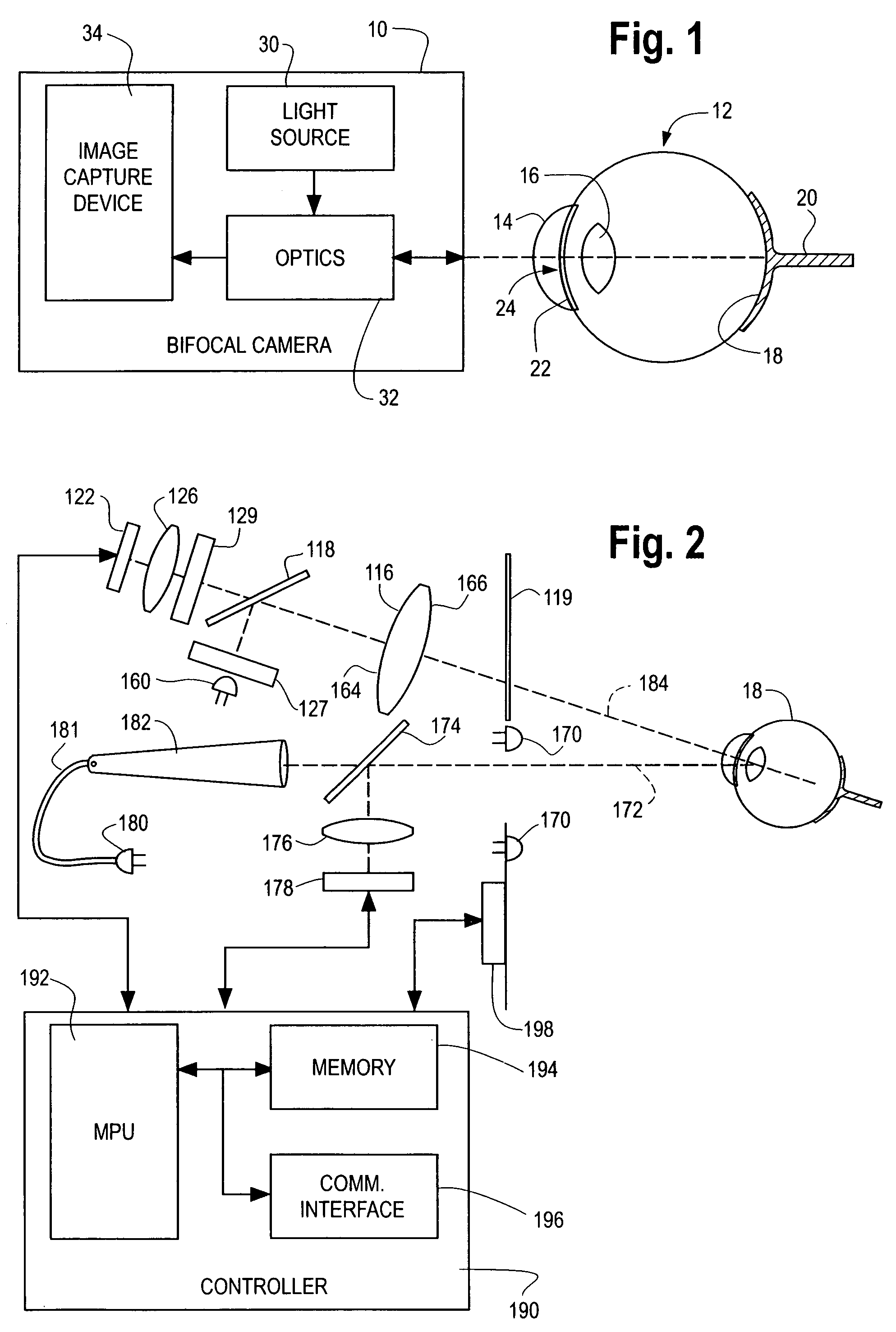 Method and system for generating a combined retina/iris pattern biometric