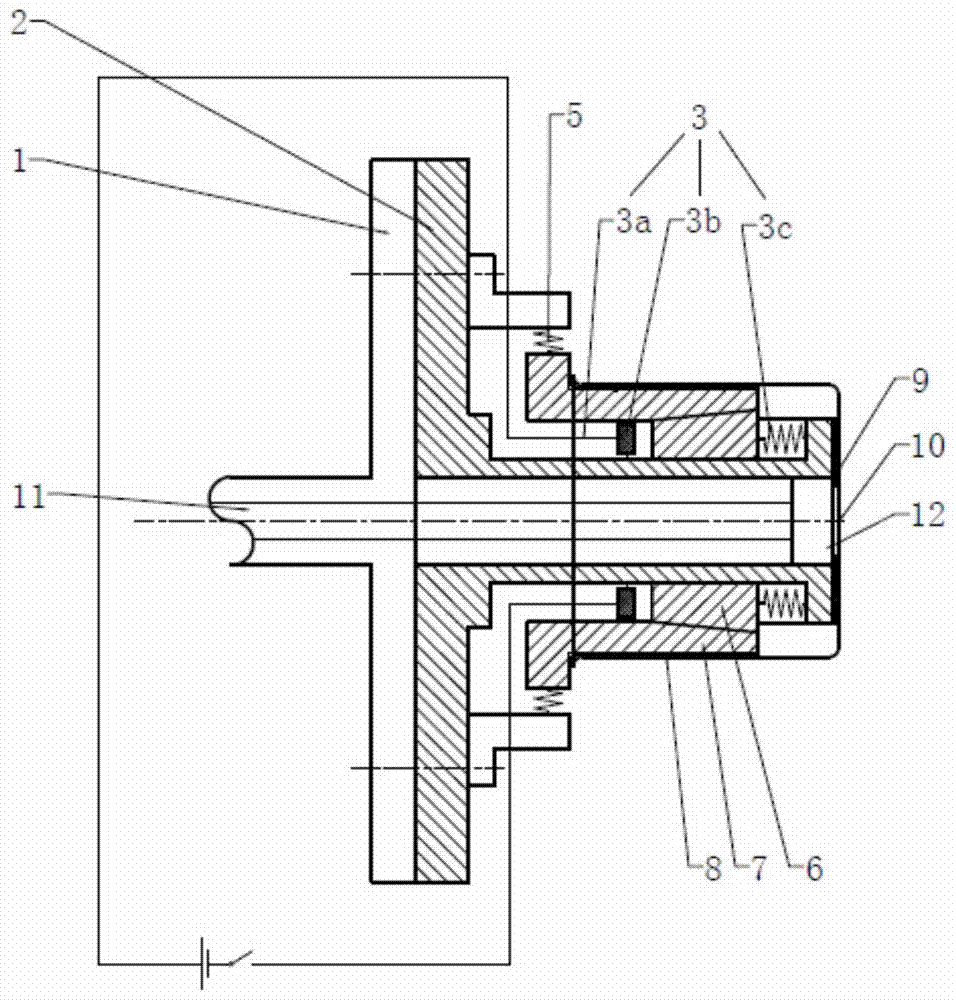 A fast centering positioning clamping device for u-shaped thin-walled rotary parts