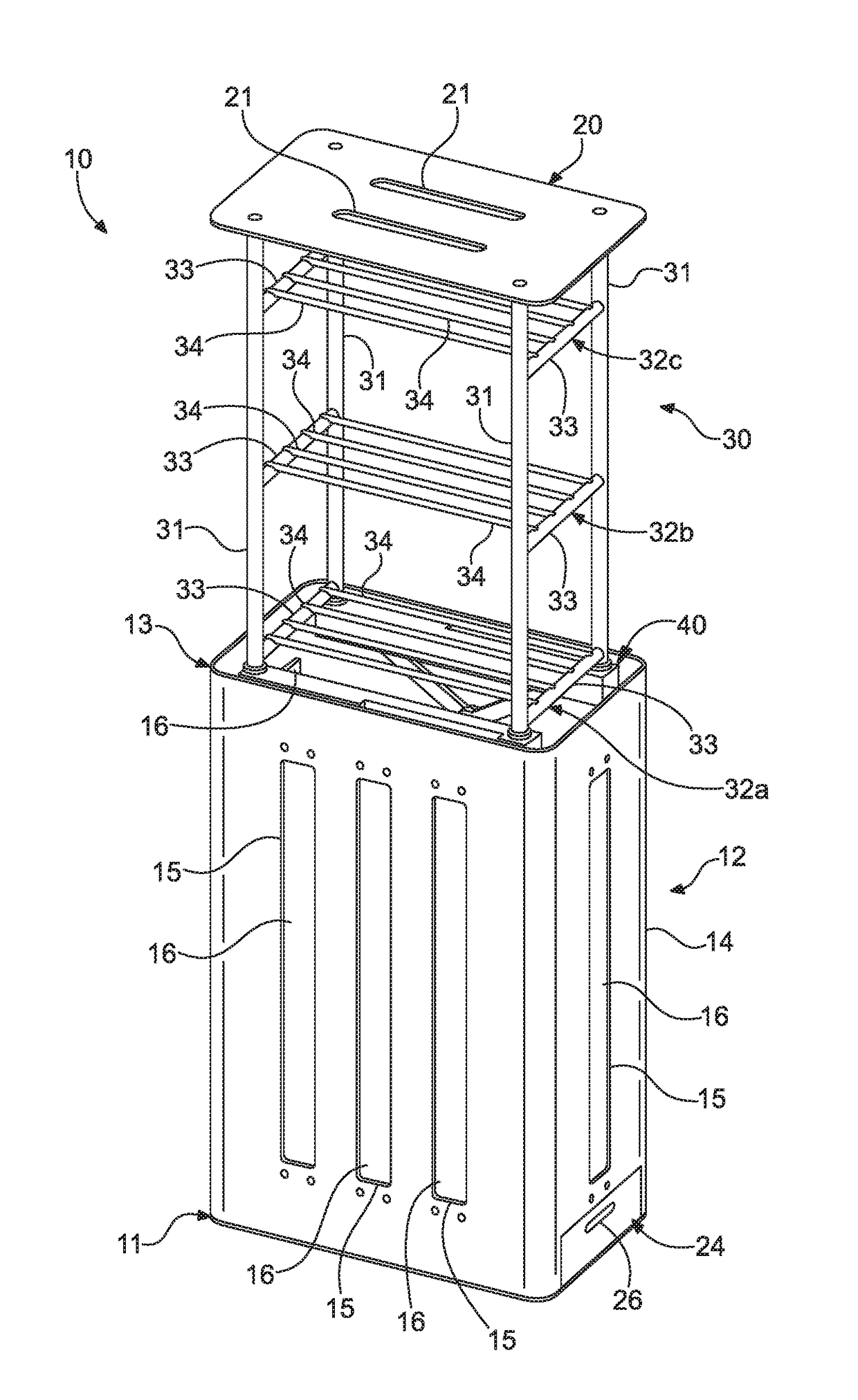 Wet Clothes Drying Hamper