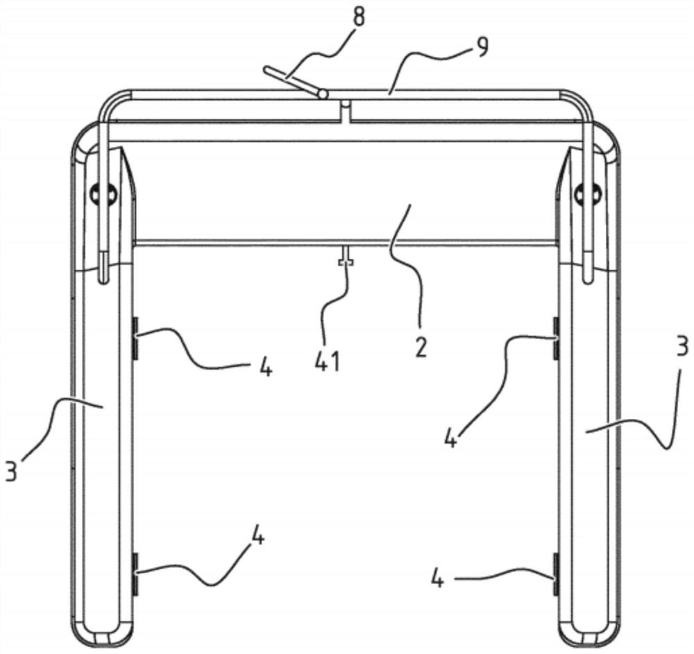 Method and transport device for transporting containers or pallets with air cargo