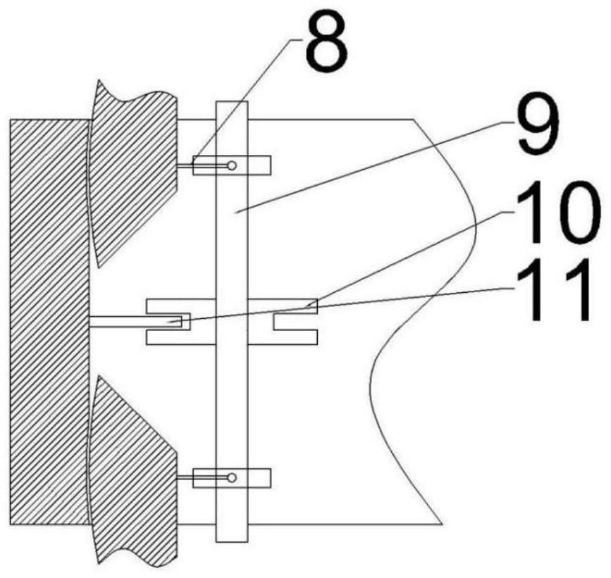 A deflection control mechanism of a deformable head structure of a supersonic vehicle