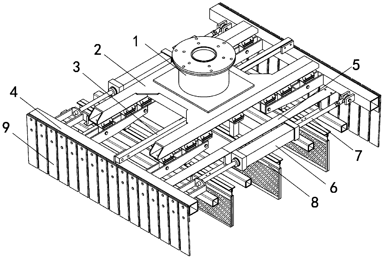 A collection mechanism of a high and low altitude fume purification device