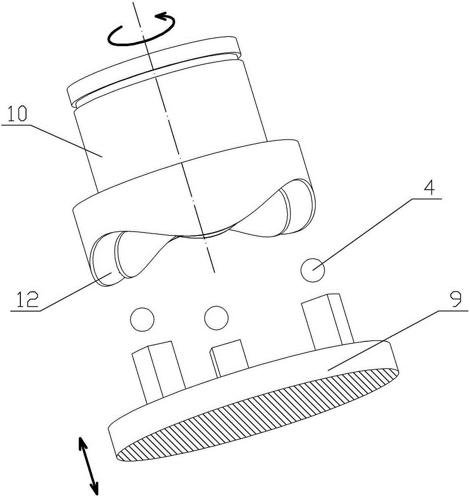 An adjustable high-speed linear stroke electric valve with end face cam