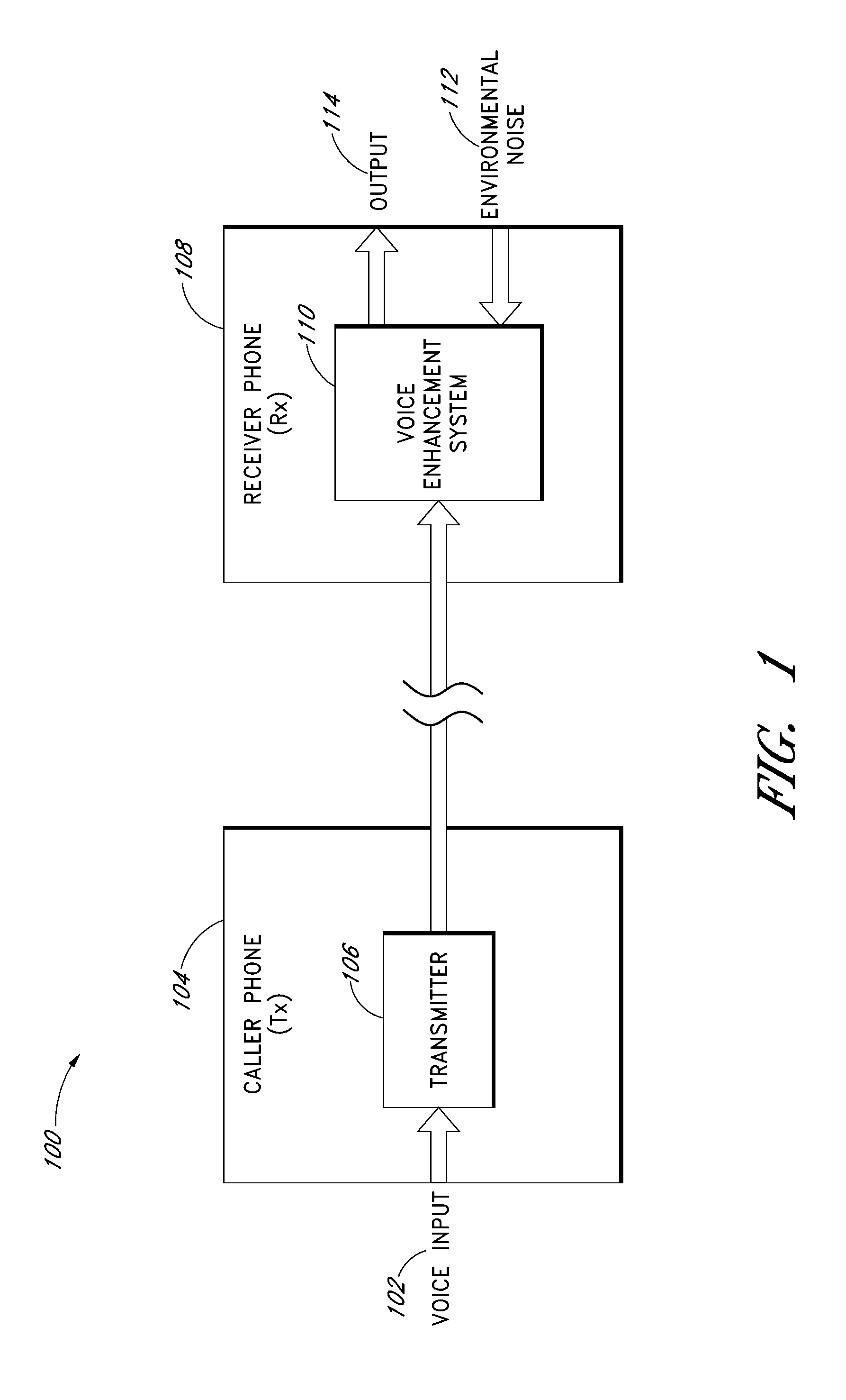 System for processing an audio signal to enhance speech intelligibility