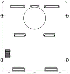 A fixing device for fan motor of air-cooled refrigerator