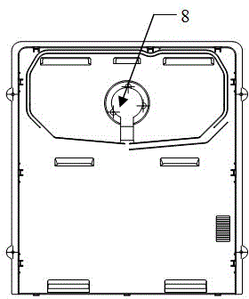 A fixing device for fan motor of air-cooled refrigerator