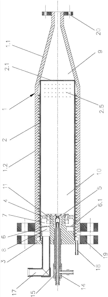 Composite heat carrier generating device suitable for high-viscosity oil