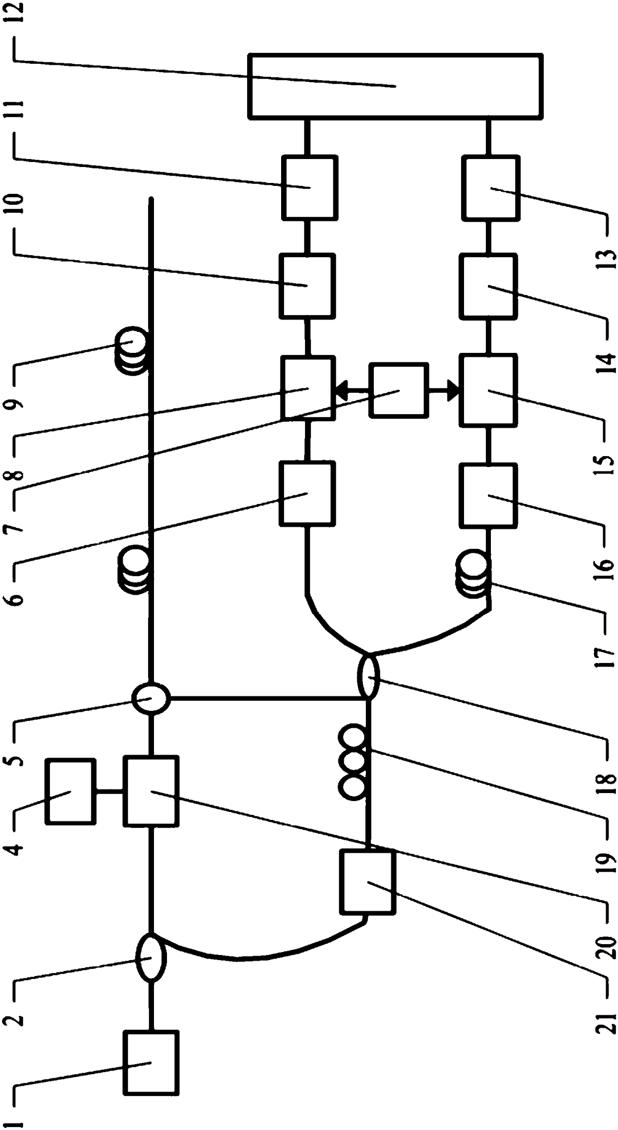 A phase-sensitive optical time domain reflectometer phase demodulation system and phase demodulation method