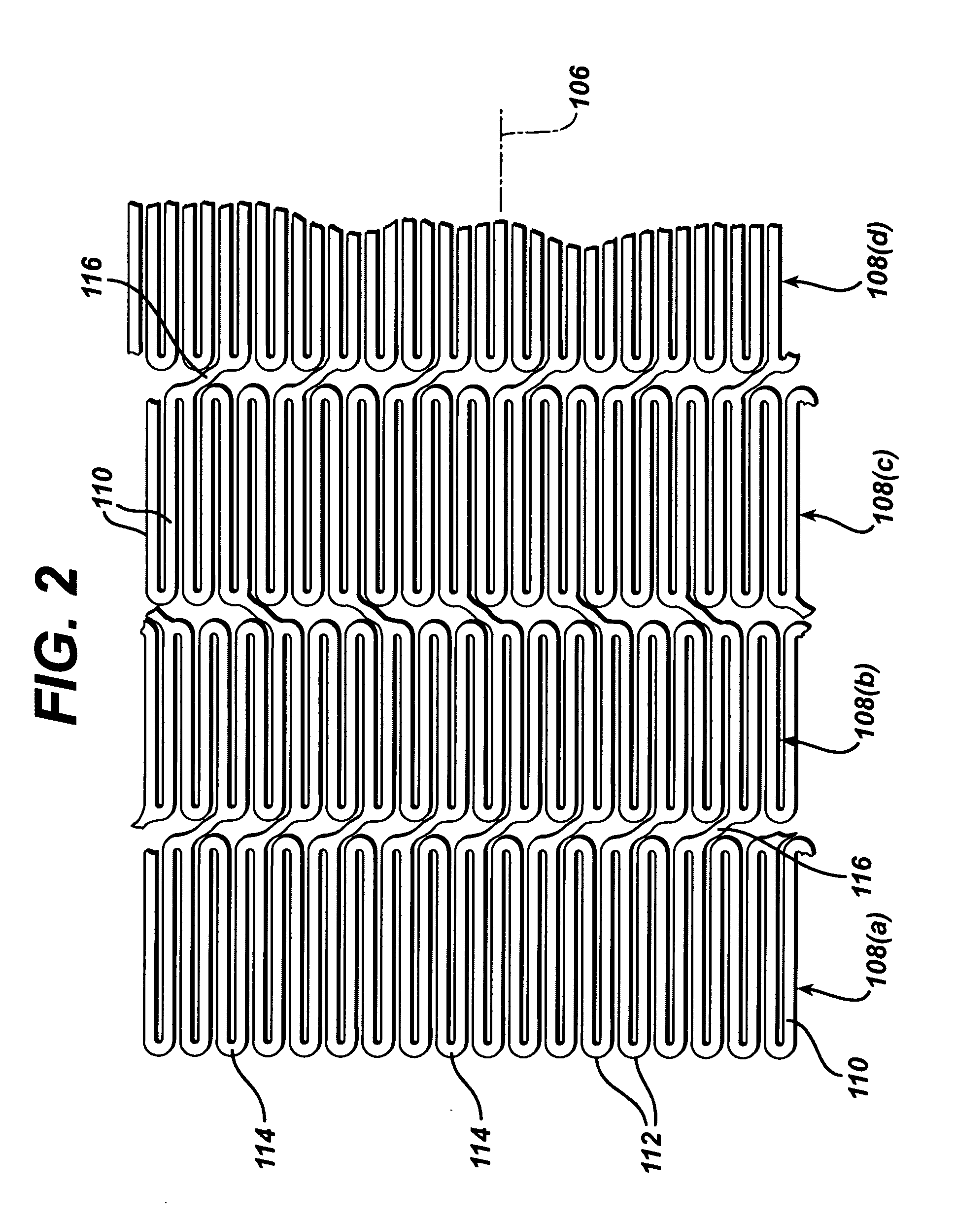 Stent design having stent segments which uncouple upon deployment