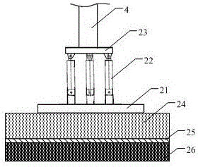 High-voltage overhead power transmission line supporting mechanism based on power distribution construction system