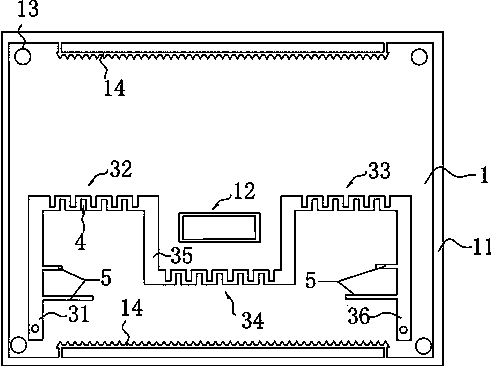 C-waveband quadrature electric bridge with shielded lines