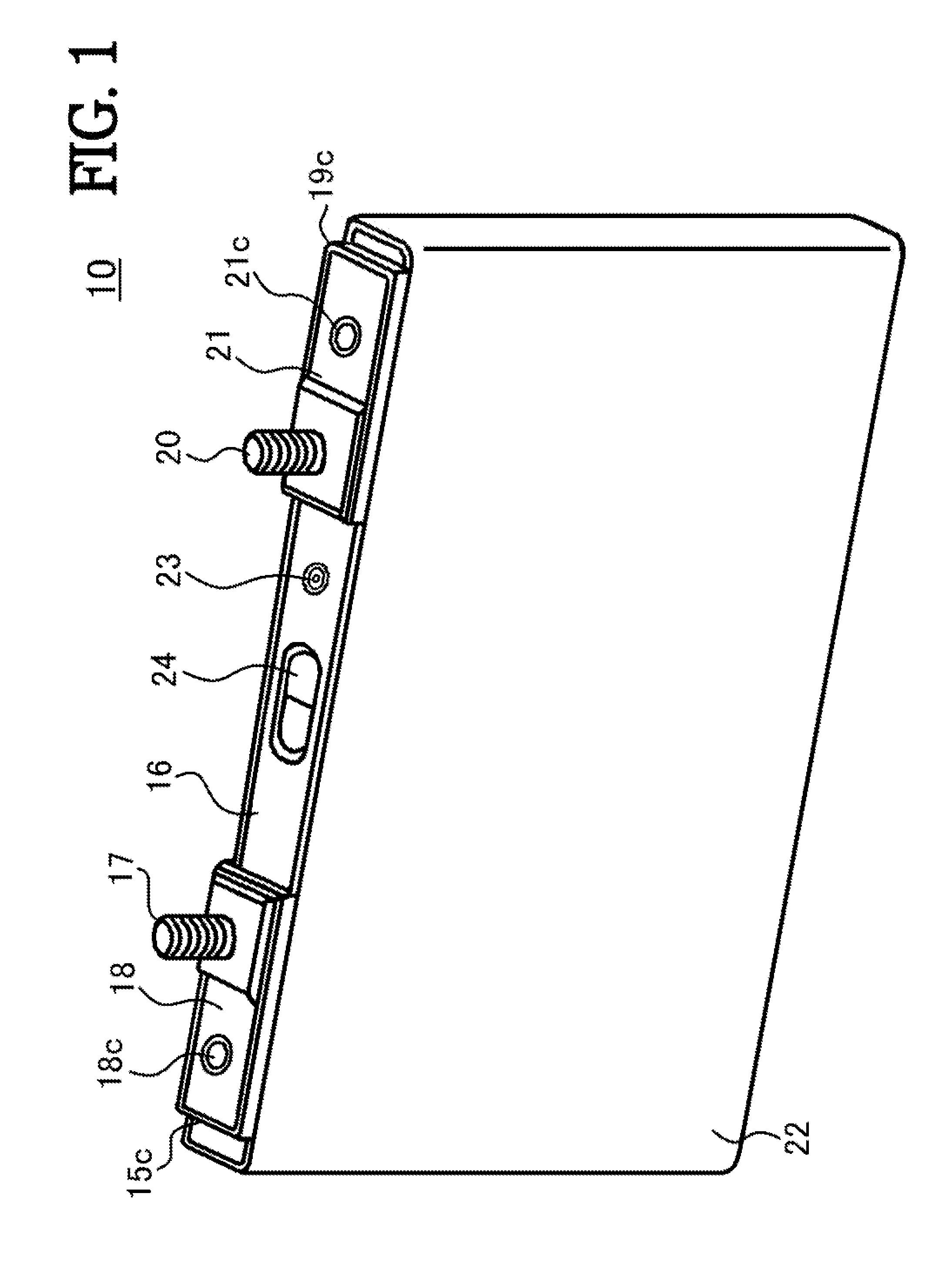 Prismatic secondary battery
