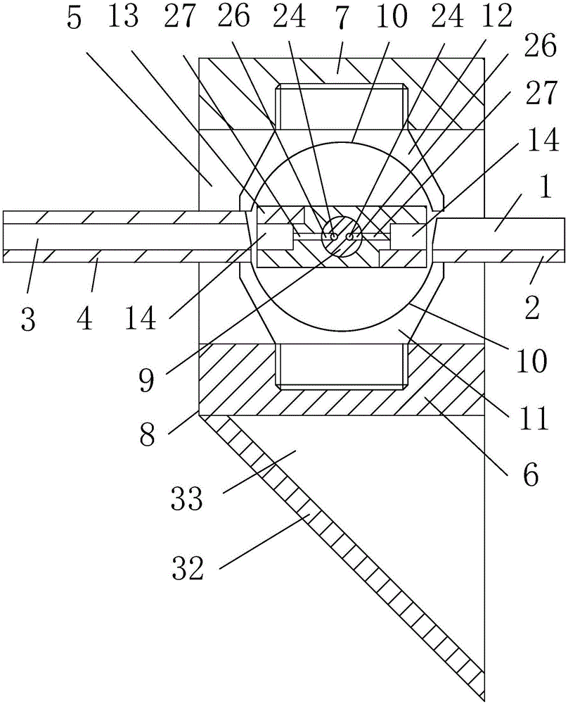 Integrated circuit rotary reversing device and rotary reversing method