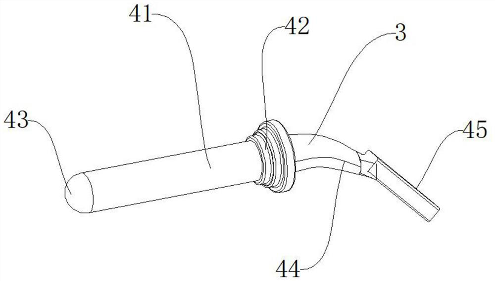 Clinical enema type osmotic treatment device for nephrology department