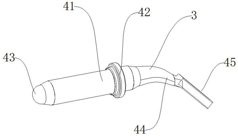 Clinical enema type osmotic treatment device for nephrology department