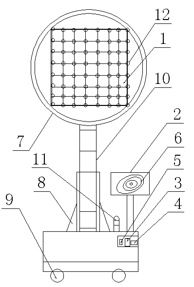 Ultrasonic image positioning detecting device of transformer substation