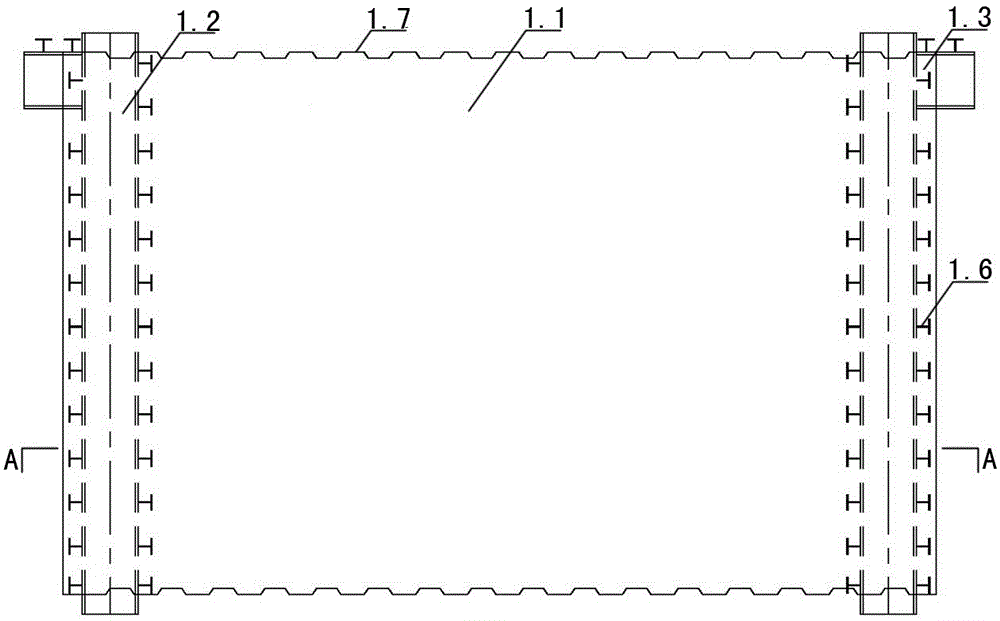 Prefabricated mixed limb wall system and its construction method