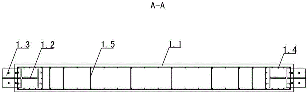 Prefabricated mixed limb wall system and its construction method