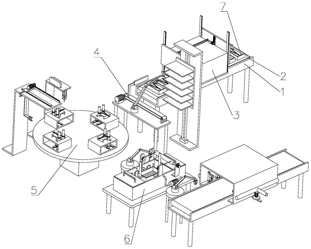 Detection device for automatic detection line of endoscope needle forceps