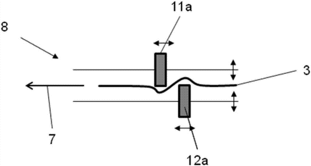 Roller and method for making laps from fiber ribbons